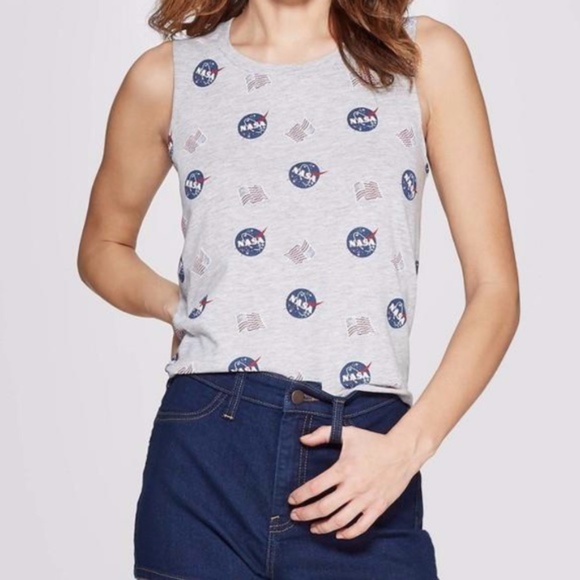 Fifth Sun Tops - NEW WITH TAGS Fifth Sun NASA Graphic Tank Top L